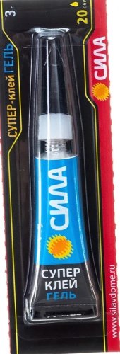 Клей  СИЛА Супер-клей ГЕЛЬ (3гр) картинка